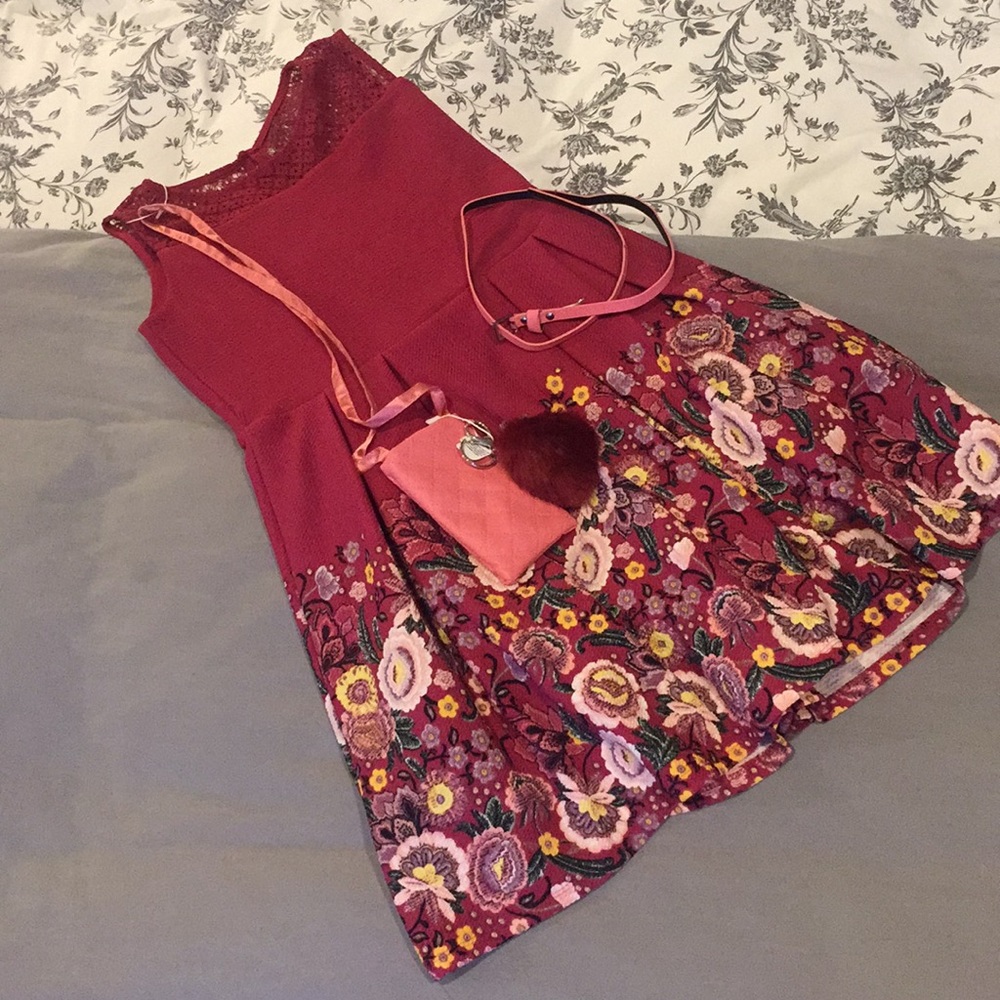 Knitworks- girls sleeveless holiday dress